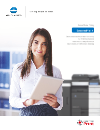 Everyone Print 4, Brochure, Konica-Minolta, Innovative Office Technology Group