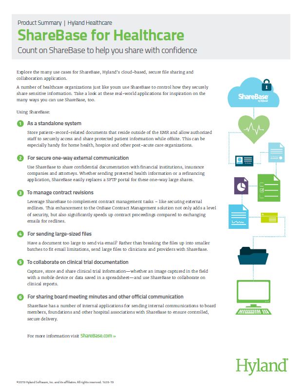 ShareBase, Healthcare, Kyocera, Software, Document Management, Innovative Office Technology Group