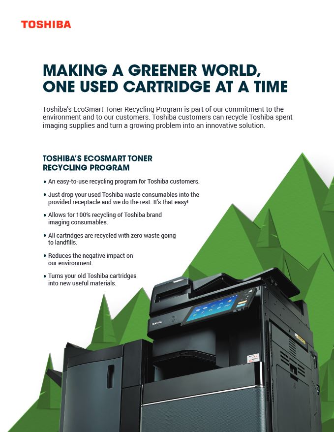 Toner Recycling Program, Toshiba, Innovative Office Technology Group