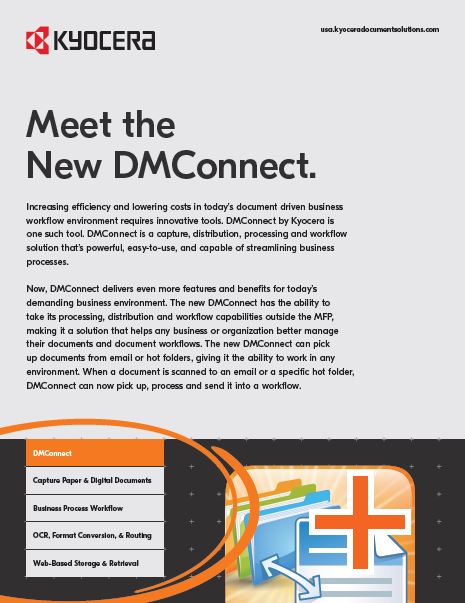 Kyocera, Software, Capture And Distribution, Dmconnect, Innovative Office Technology Group