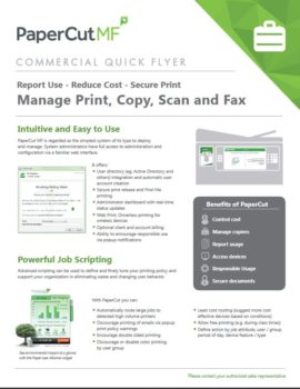 Papercut, Mf, Commercial, Innovative Office Technology Group