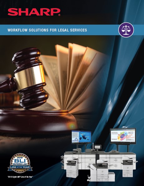Sharp, Color Advanced, Legal Brochure, Innovative Office Technology Group